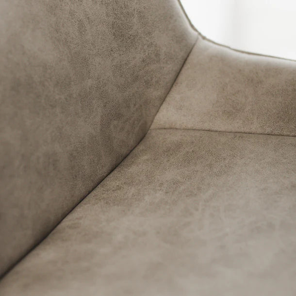 Elin Spisestol m. Svingfunksjon - Beige Microfiber