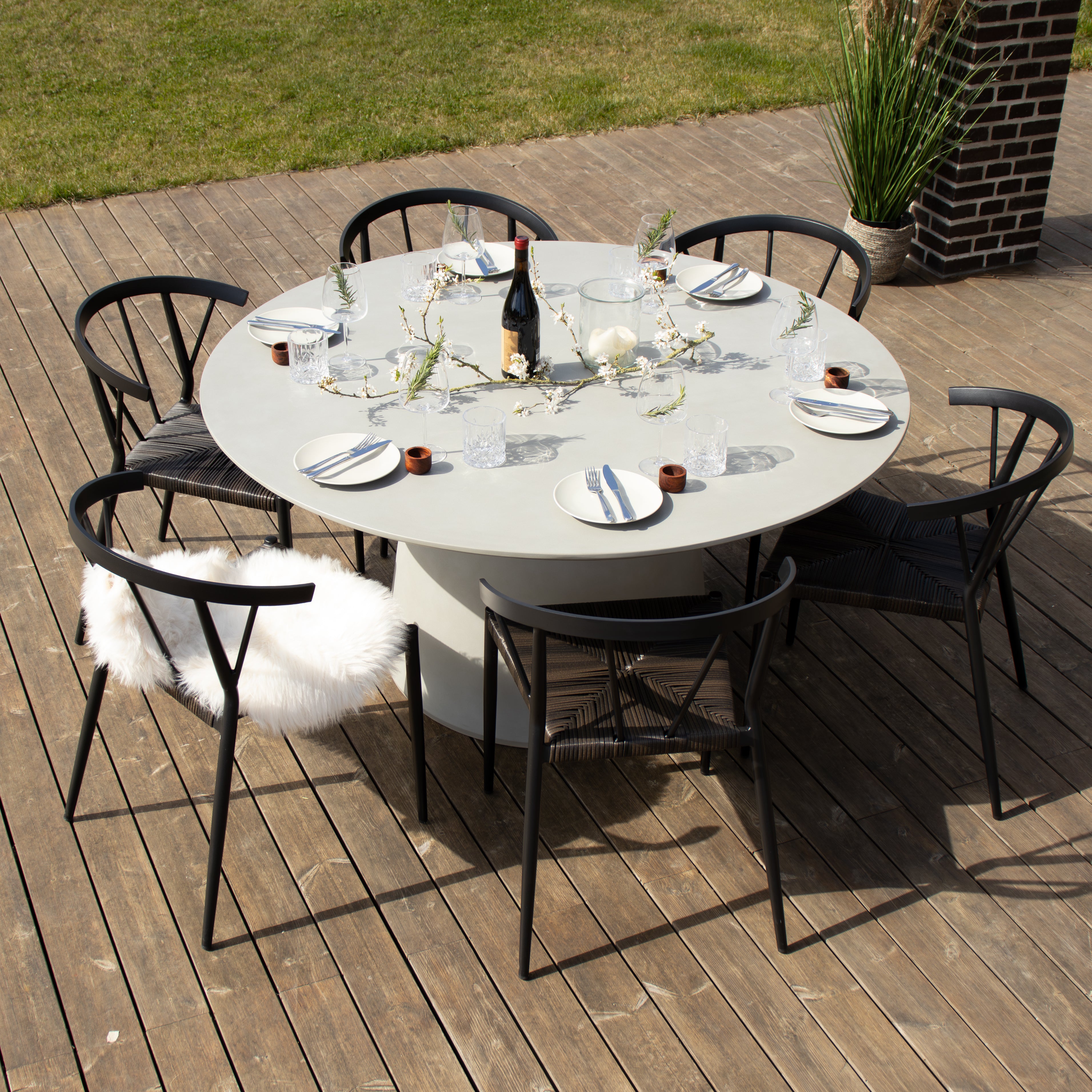 Trondheim Hagebord - Ø150 cm