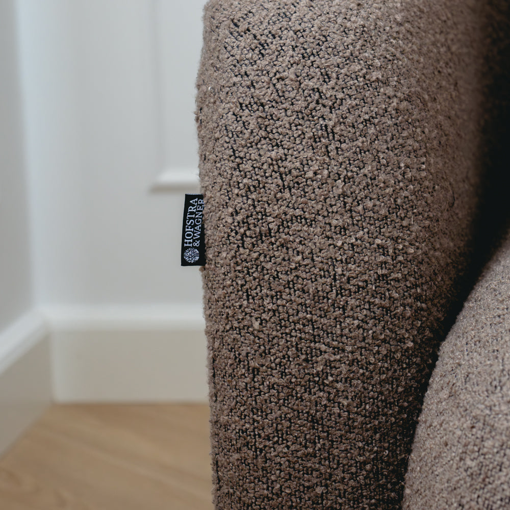 Nolio Modulsofa m. Høyrevendt Sjeselong - 315 cm - Brun Bouclé
