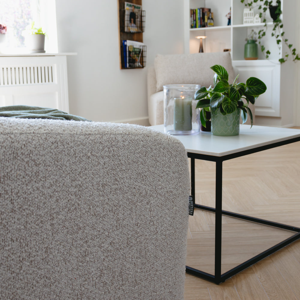 Nolio Modulsofa m. Høyrevendt Sjeselong - 315 cm - Beige Bouclé