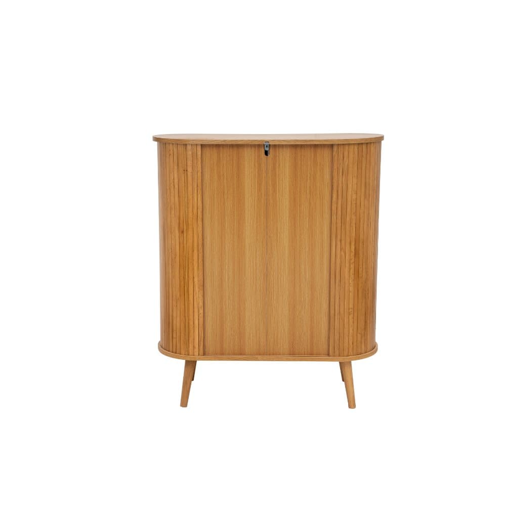 Trewood Jalousiskap - 100 cm - Natur Eik