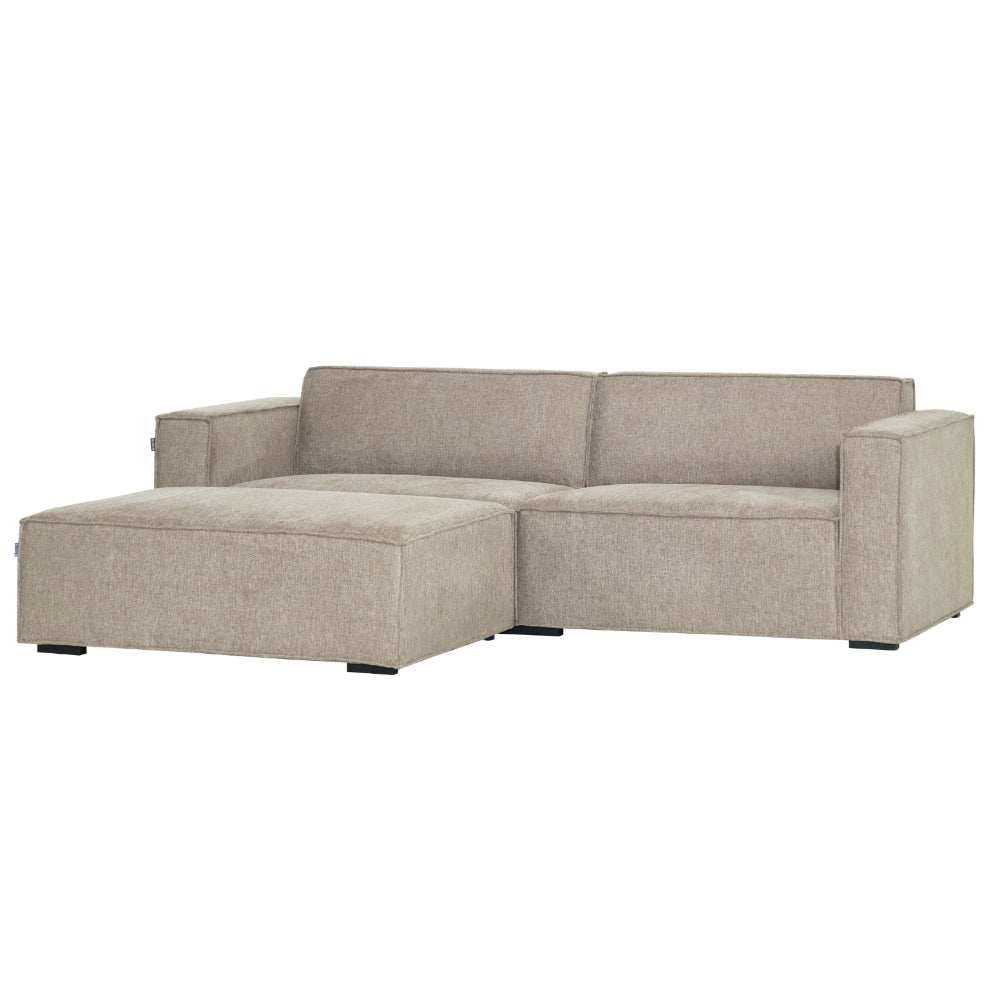 Balu Sofa m. Puff - 240 cm - Sand