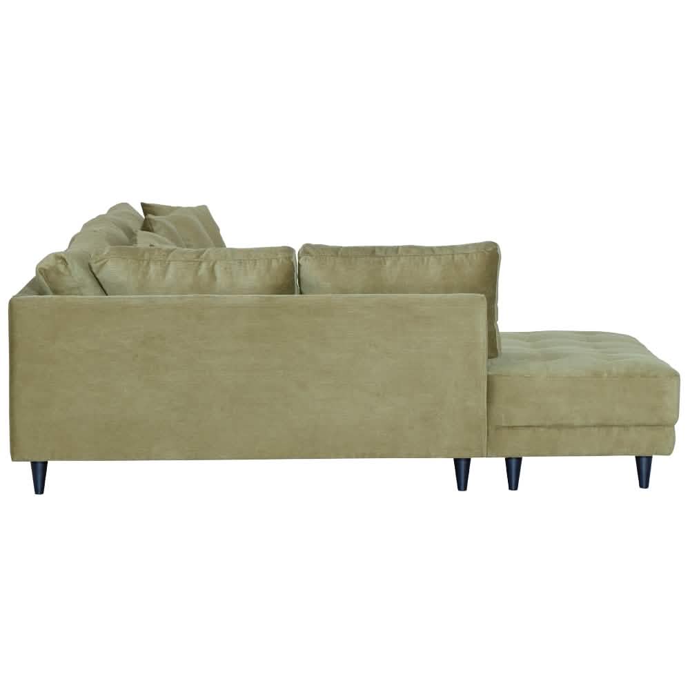 Milo U-sofa Venstrevendt - Grønn