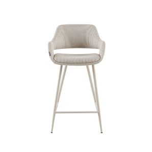 Luis Barstol - Beige stoff m. Beige ben