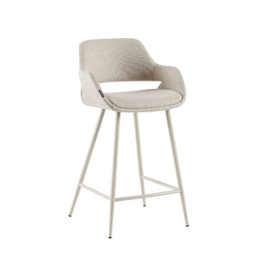 Luis Barstol - Beige stoff m. Beige ben