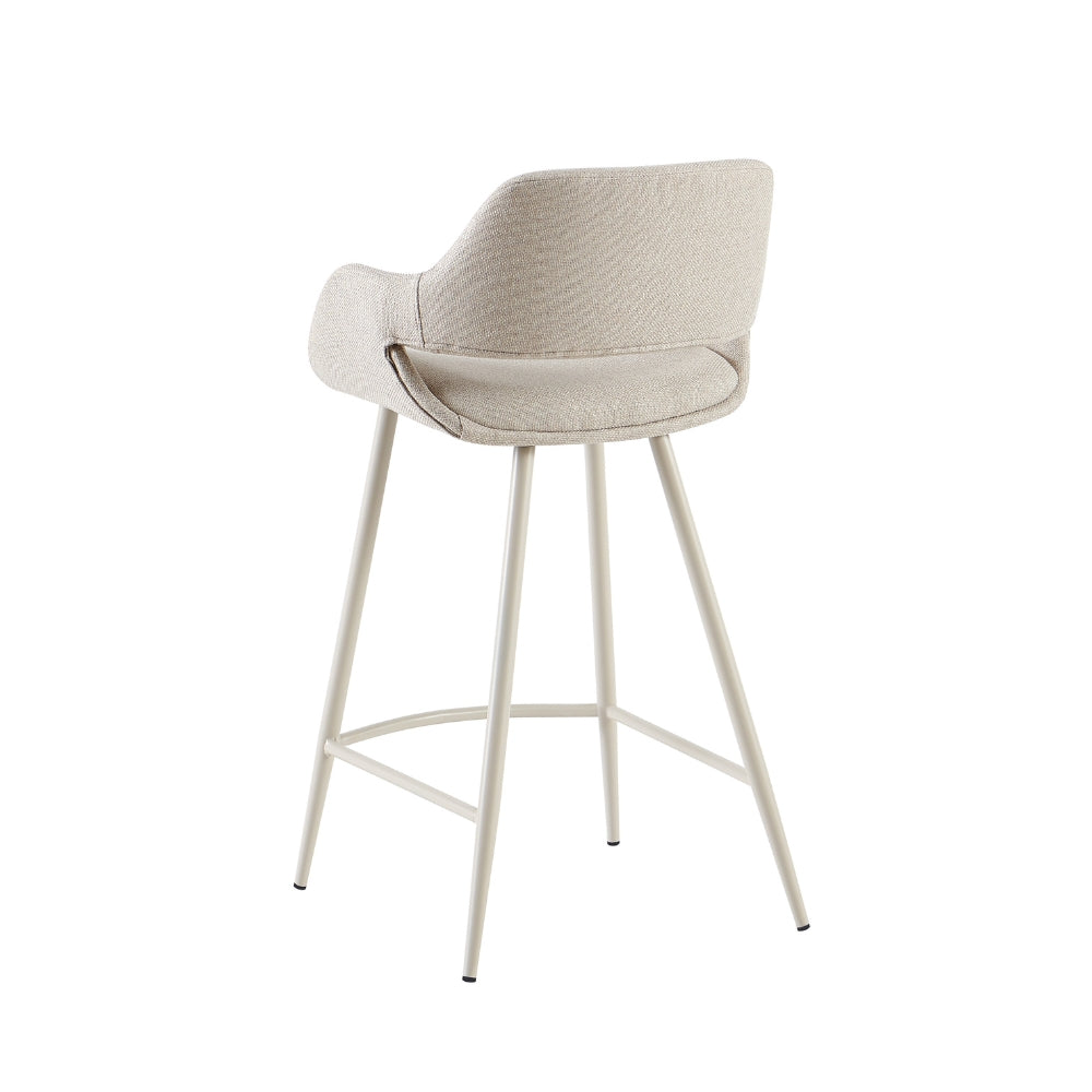 Luis Barstol - Beige stoff m. Beige ben