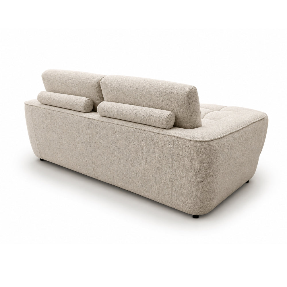 Maui 220 cm Sofa Inkl. Puff - Beige