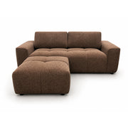 Maui 220 cm Sofa Inkl. Puff - Brun