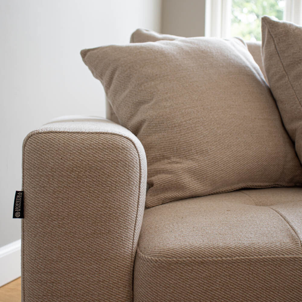 Milo Sofa - Vendbar Sjeselong - 283 cm - Beige