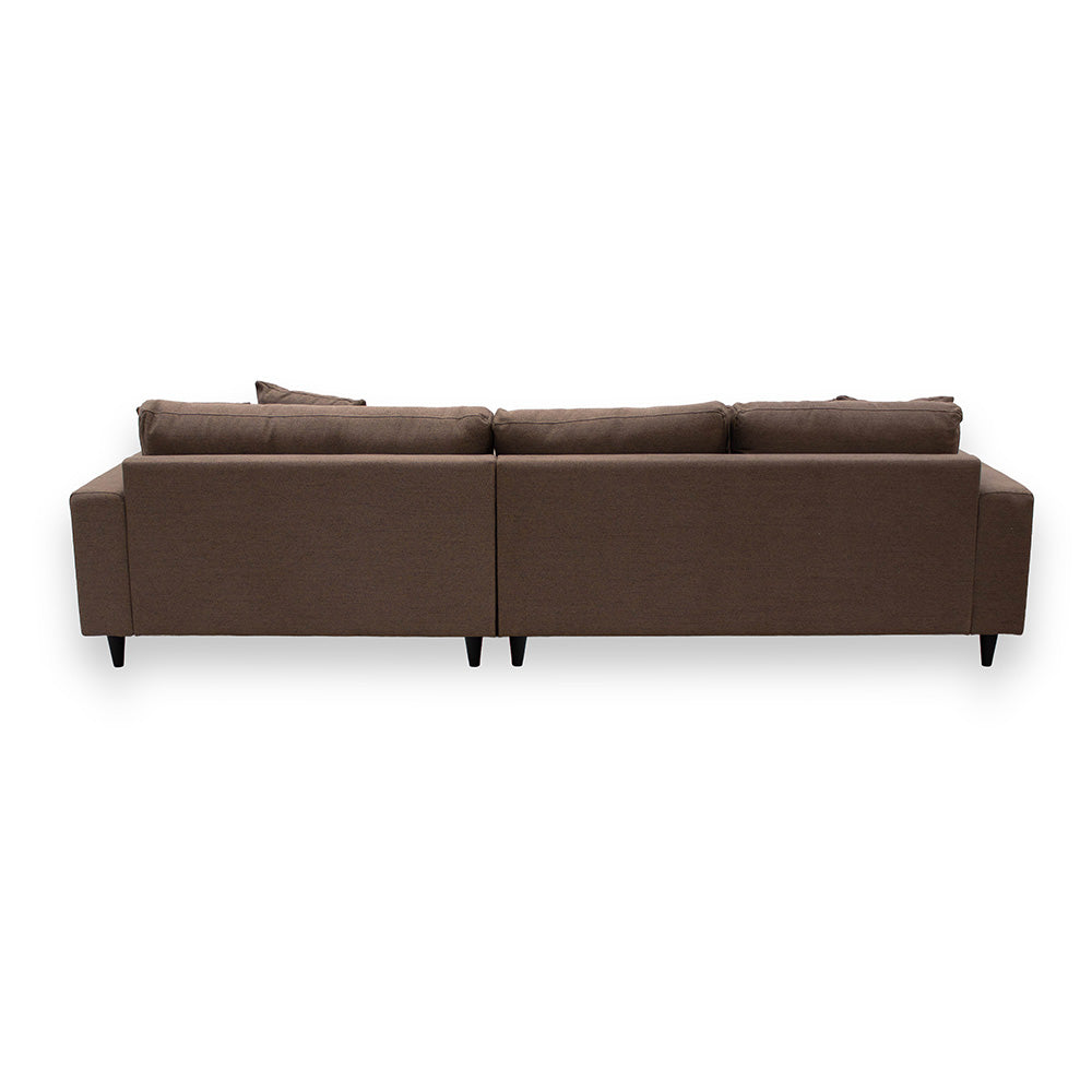 Milo Sofa - Vendbar Sjeselong - 283 cm - Brun