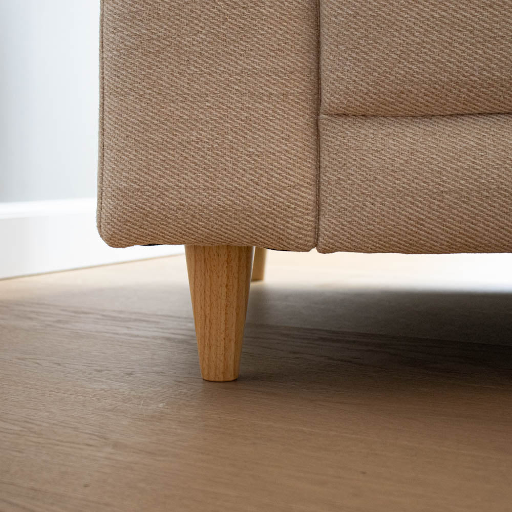 Ben til Milo sofa - Natur egetræ - 9 stk