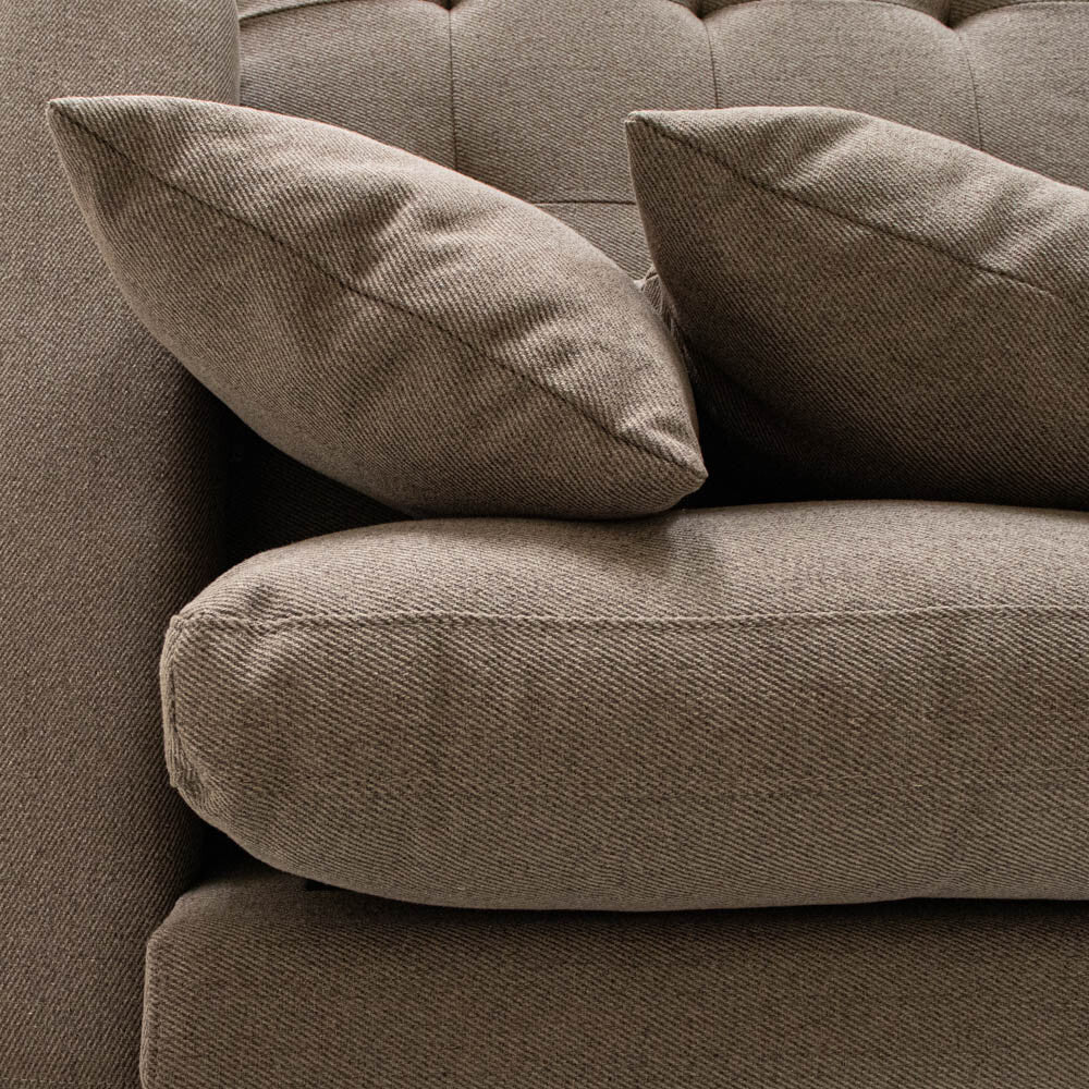 Milo Sofa - Vendbar Sjeselong - 283 cm - Brun