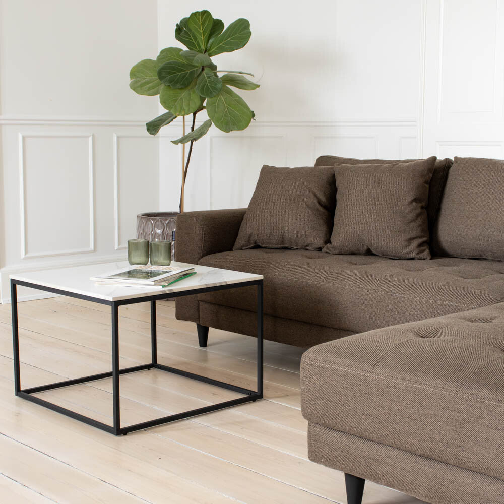 Milo Sofa - Vendbar Sjeselong - 283 cm - Brun