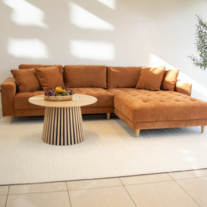 Milo Sofa - Vendbar Sjeselong 285 cm - Rust