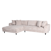 Milo Sofa - Vendbar Sjeselong - 283 cm - Grå/Beige