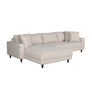 Milo Sofa - Vendbar Sjeselong - 283 cm - Beige
