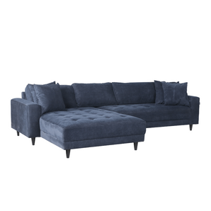 Milo Sofa - Vendbar Sjeselong 285 cm - Mørkeblå