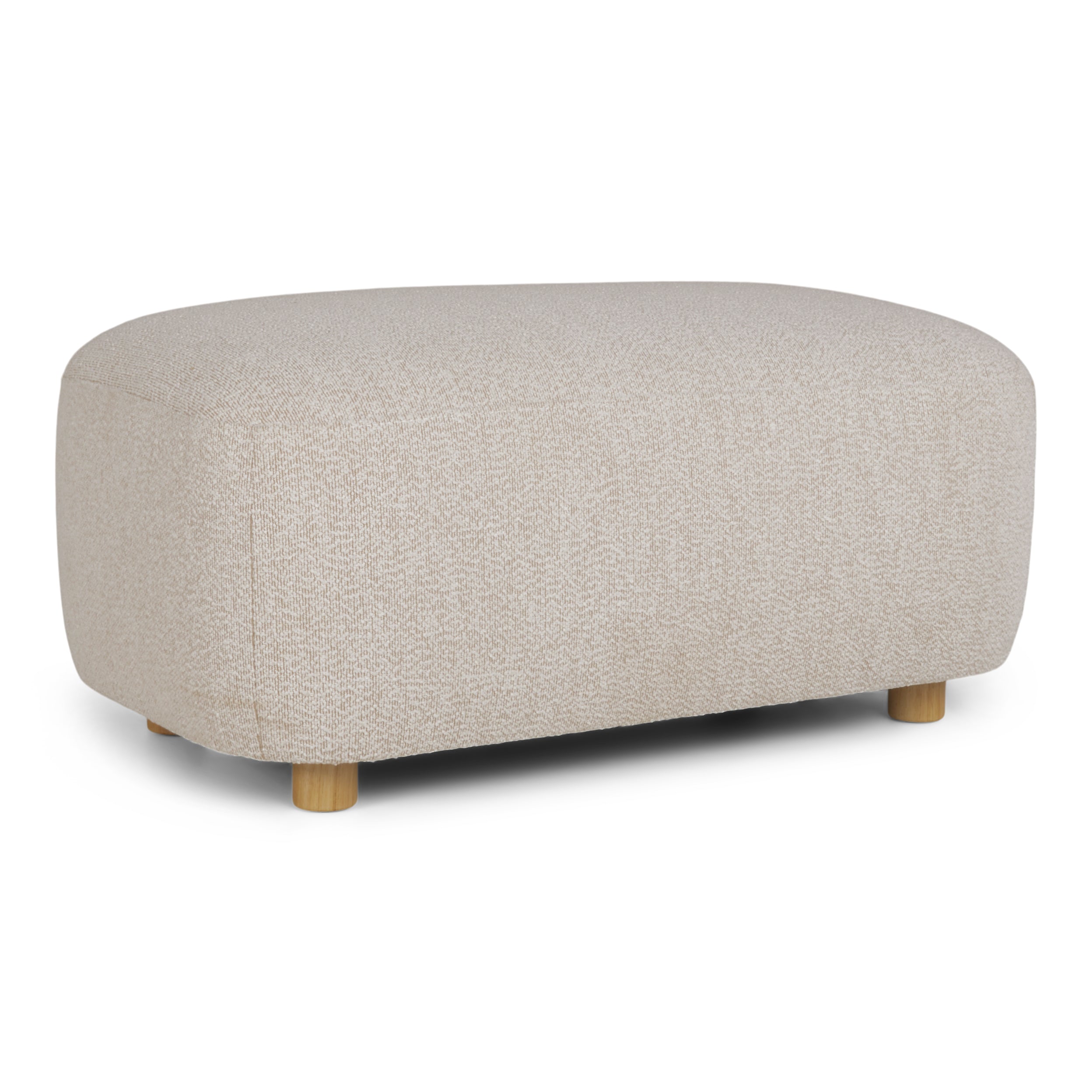 Nolio puff - Beige Bouclé