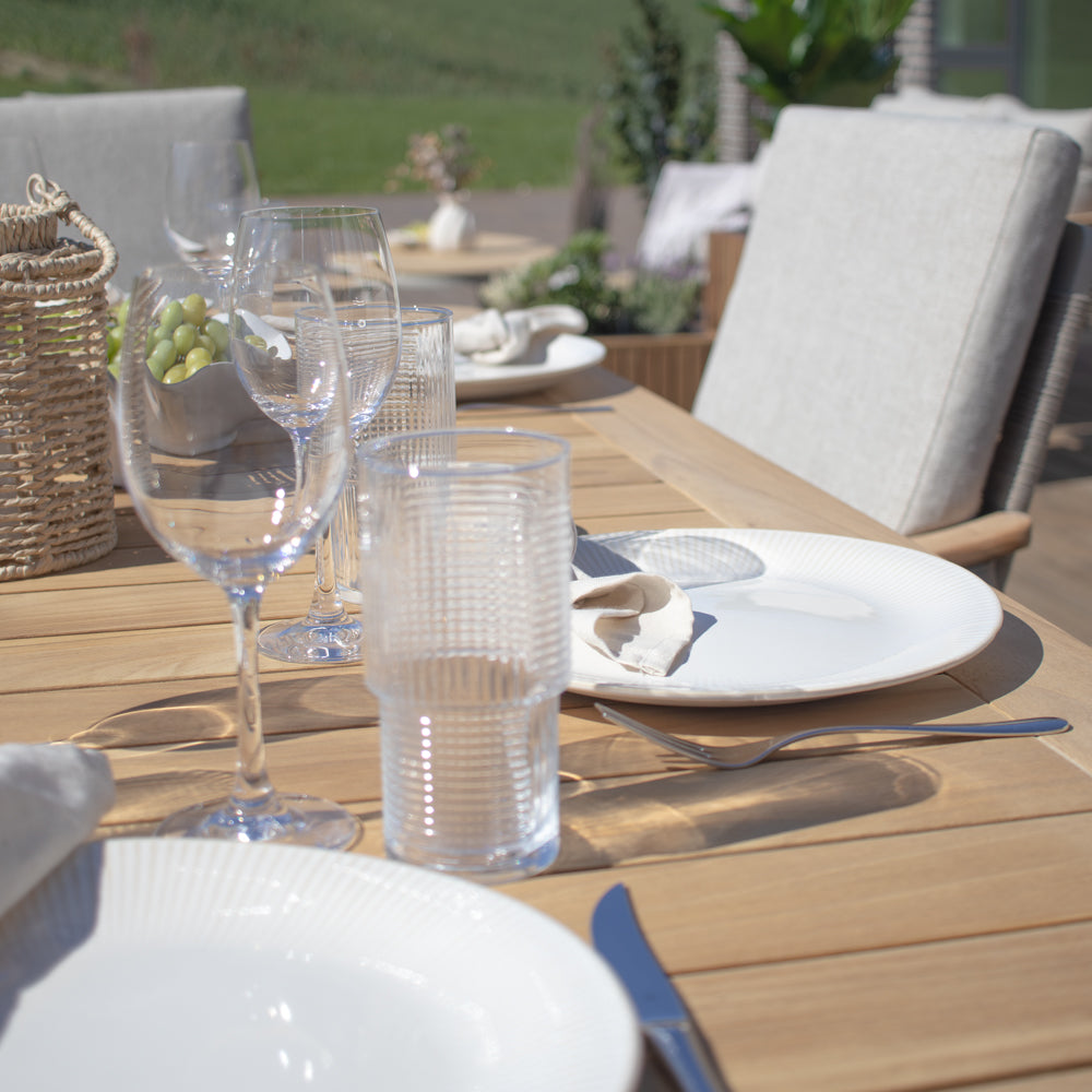 Hagemøbelsett - Norvik Hagebord & Norvik Hagestoler 6 stk.