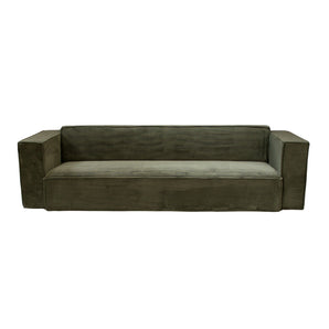 Ollie Sofa - Grønn bredriflet kordfløyel, 280 cm