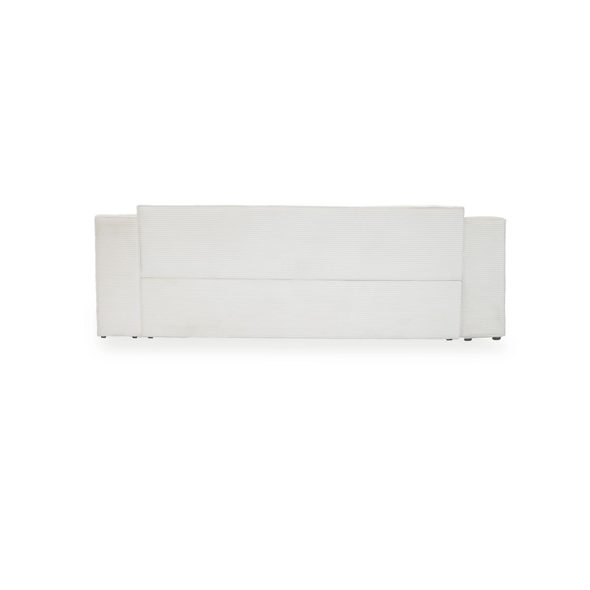 Ollie Sofa - 230 cm - Lys Bredstripet Kordfløyel