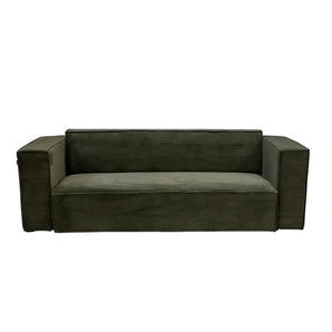 Ollie Sofa - Grønn bredriflet kordfløyel, 230 cm
