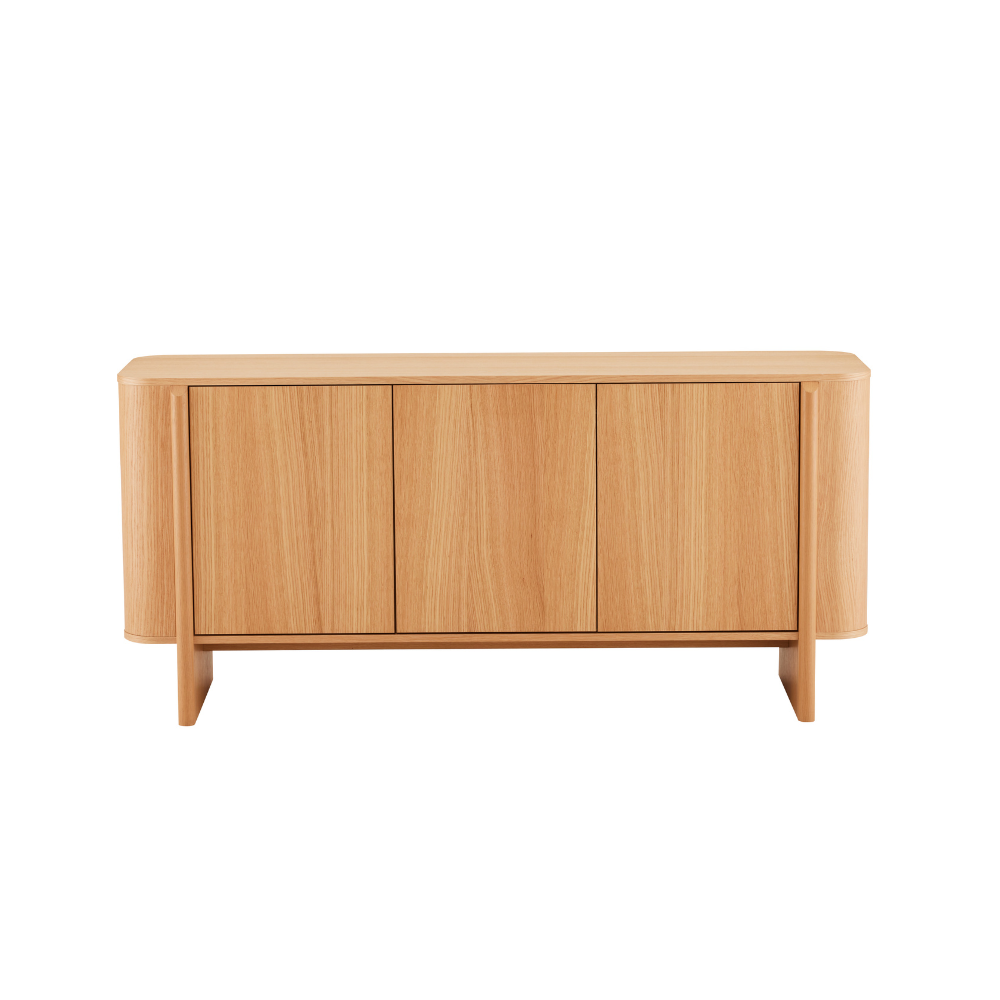 Maine Skjenk - 160 cm - Natur Eik