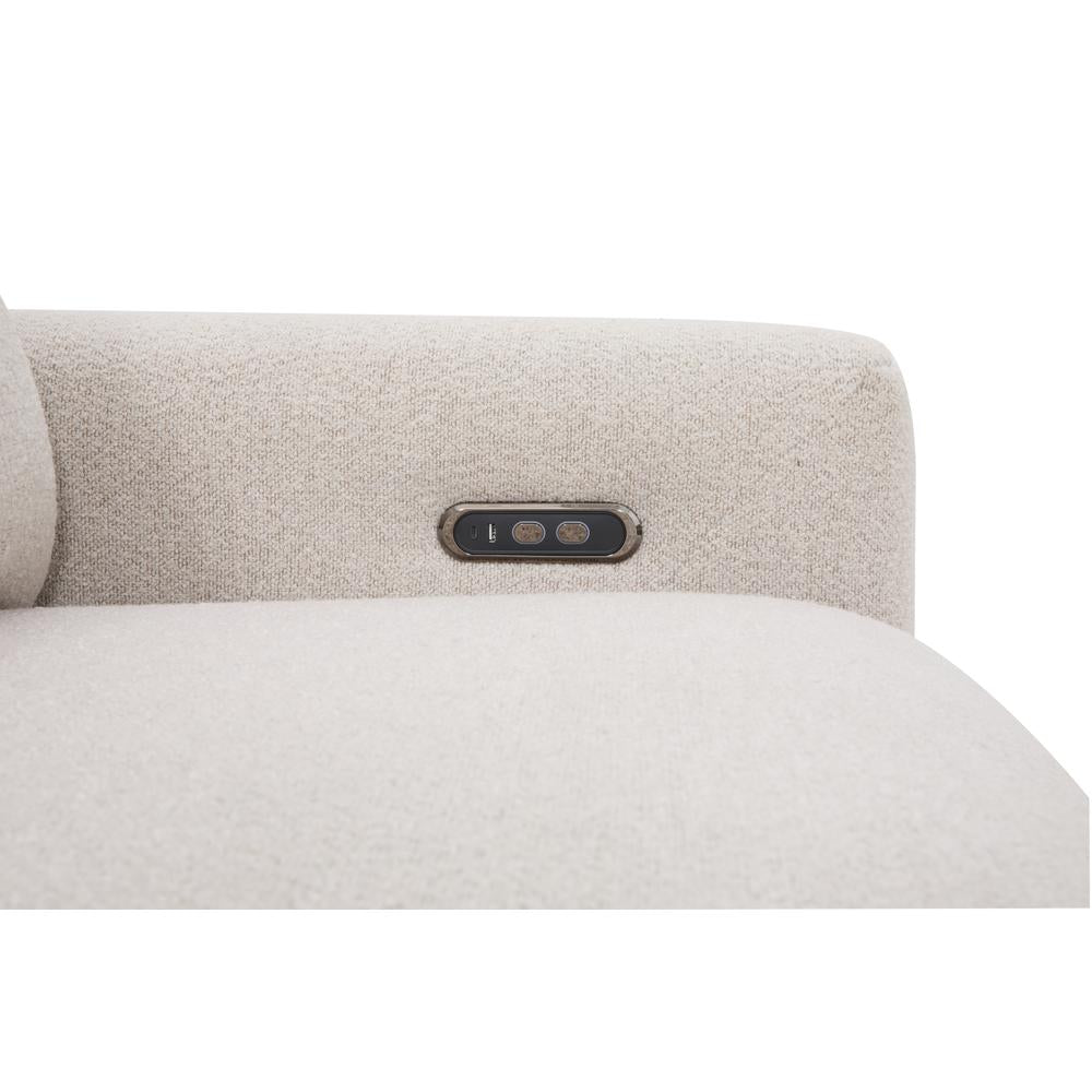 Naya Sofa med elektronisk modul - Høyrevendt - Beige Boucle