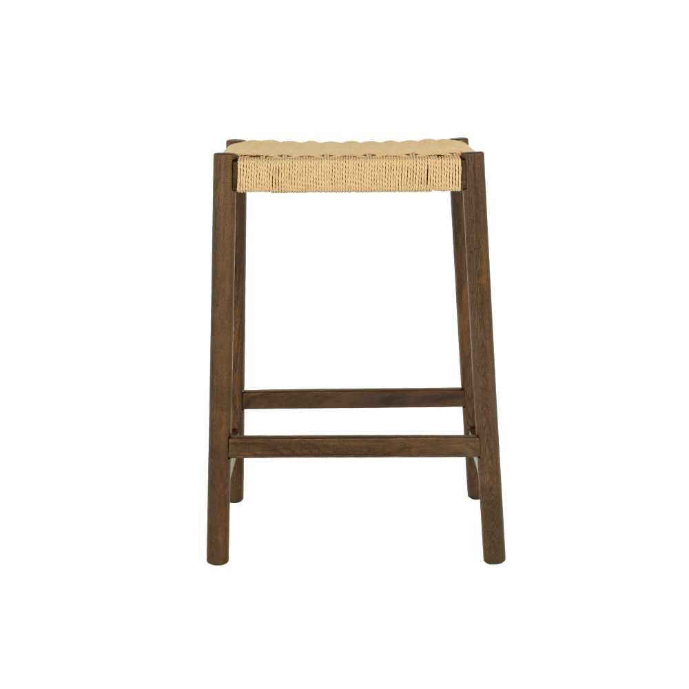 Holt Barstol m. Naturflett - Smoked Eik