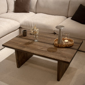 Arko Sofabord i Røkt Eik - 110 cm