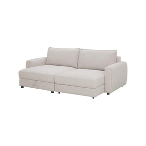 Naya Sofa med elektronisk modul - Venstrevendt - Beige Bouclé