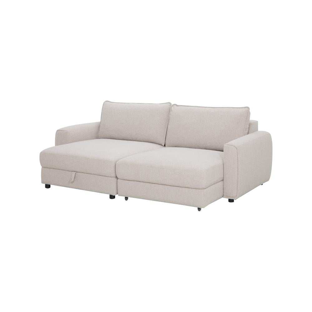 Naya Sofa med elektronisk modul - Høyrevendt - Beige Boucle