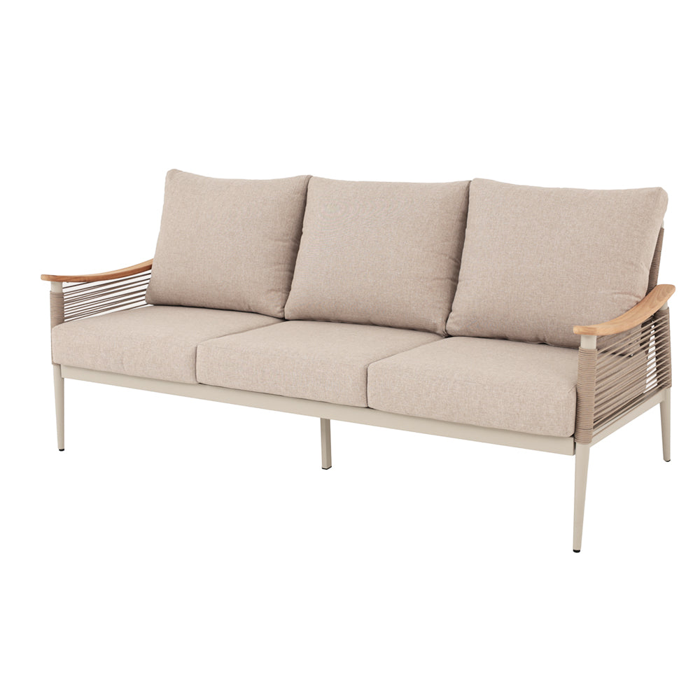 Norvik 5-pers. Loungesett - Beige Reb