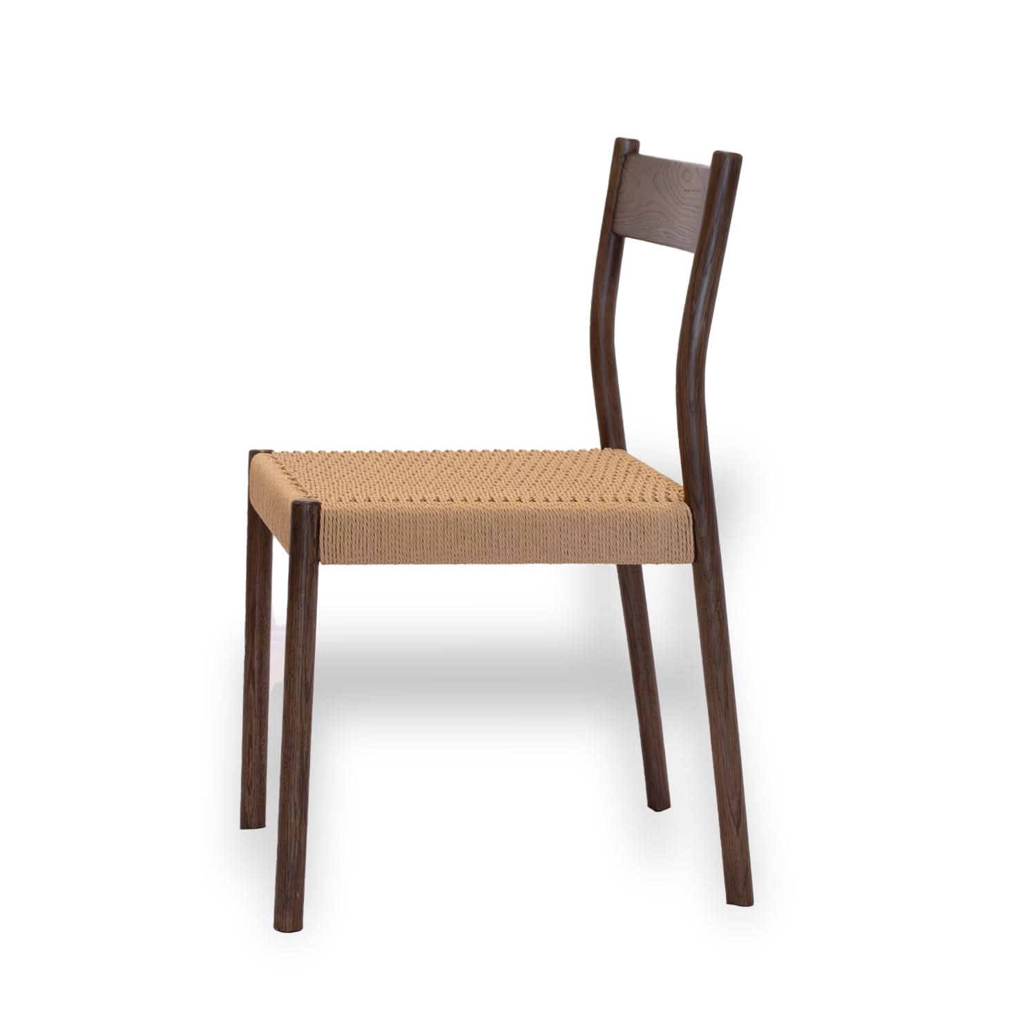 Monaco Spisebordstol m. Naturflett - Smoked Eik