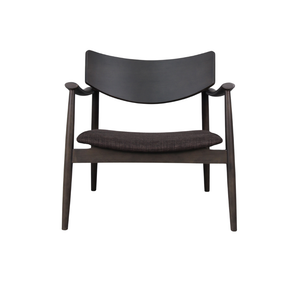 Lara Loungestol i Røkt Eik m. Brun sete