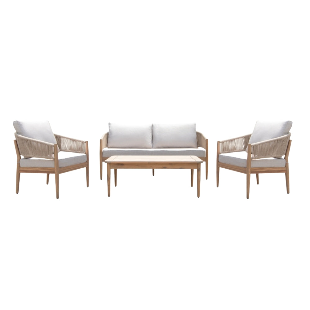 Solheim 4-pers. Loungesett - Beige Tau