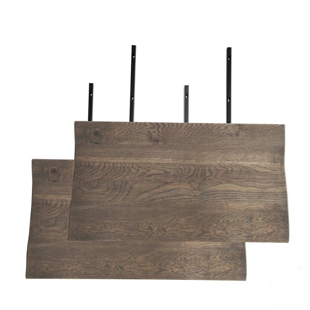 Tilleggsplater til Venus Plankebord 300 cm - 50 cm (2 stk) - Smoked Oljet Eik