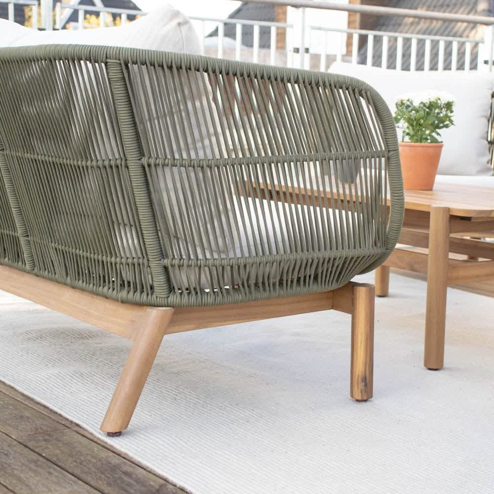 Tokheim 2-pers Loungesofa - Grønn Tau