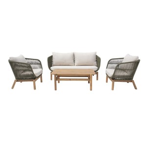 Tokheim 4-pers. loungesett - Grønn