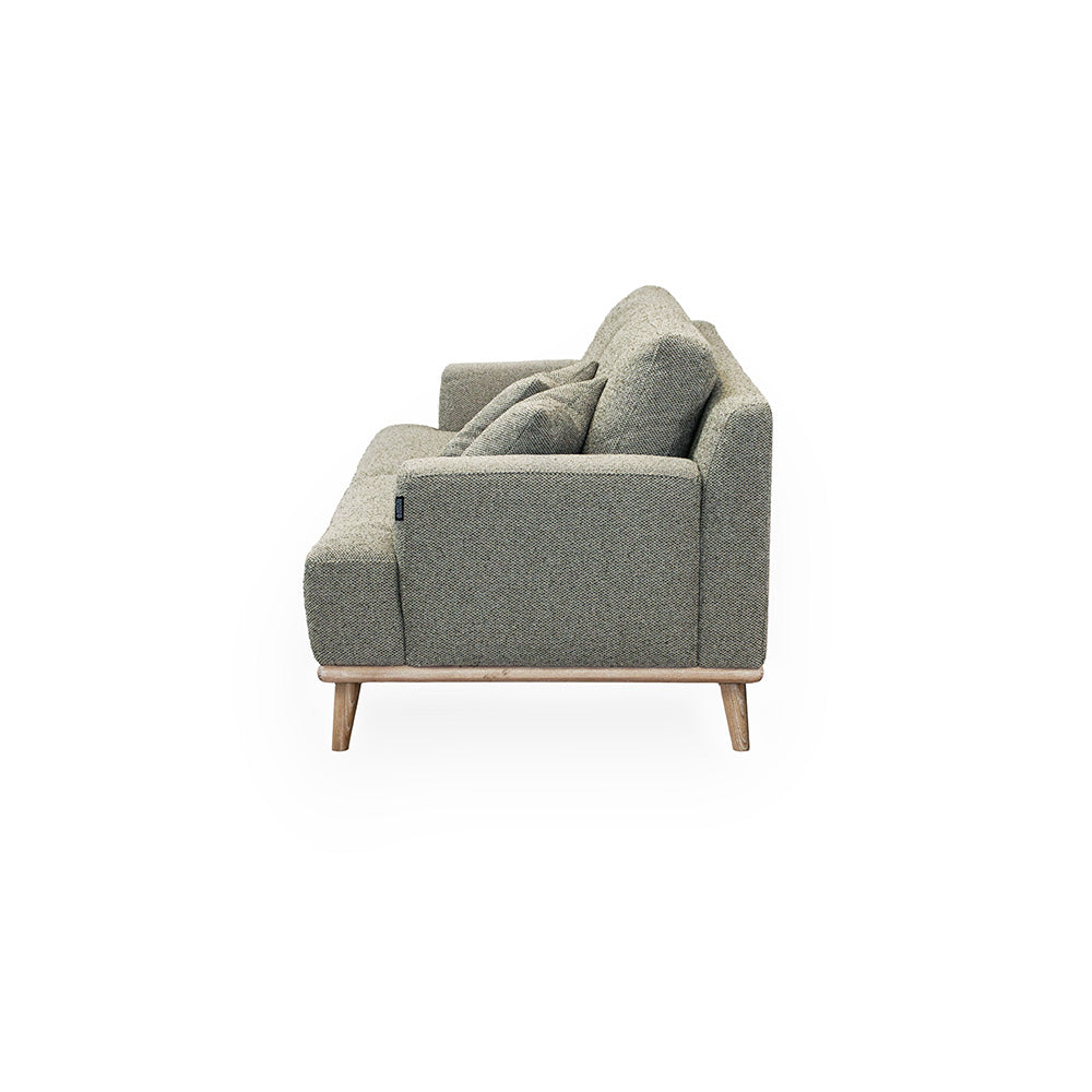 Tomson 3-pers. Sofa - 220 cm - Grøn/Beige