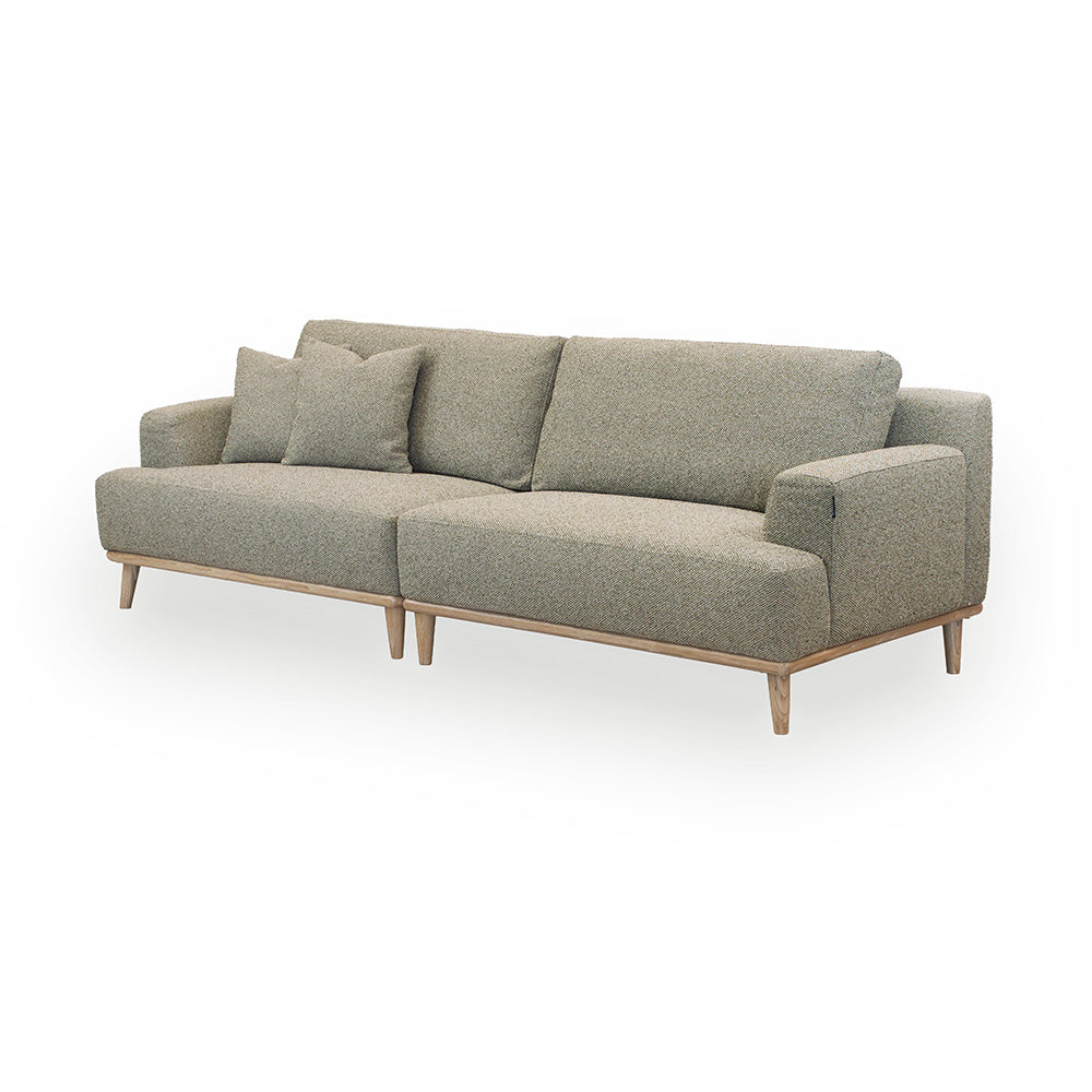 Tomson 4-pers. Sofa - 260 cm - Grøn/Beige