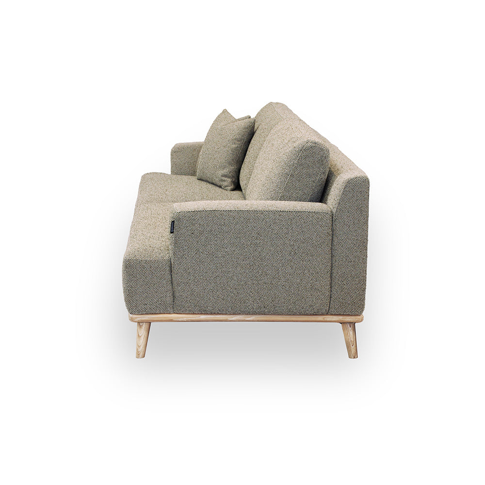 Tomson 4-pers. Sofa - 260 cm - Grøn/Beige