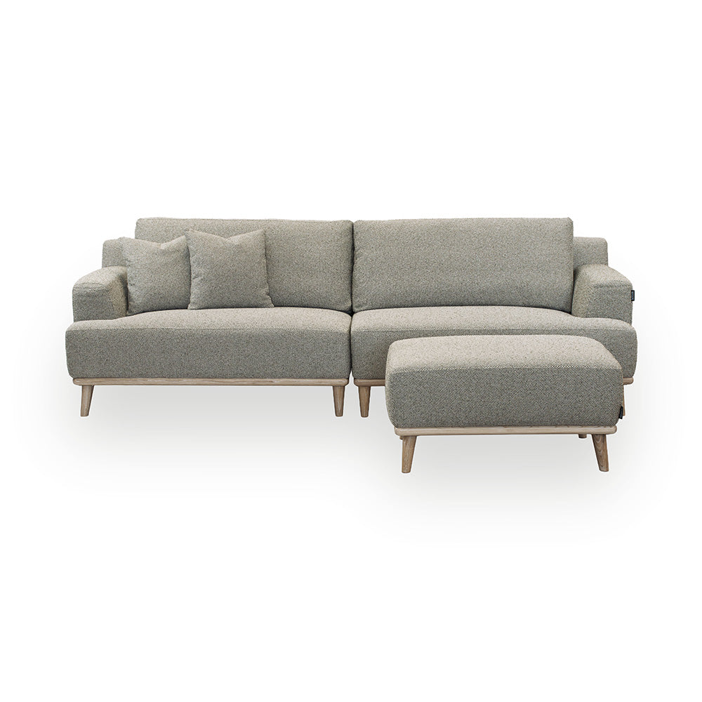 Tomson 4-pers. Sofa - 260 cm - Grøn/Beige