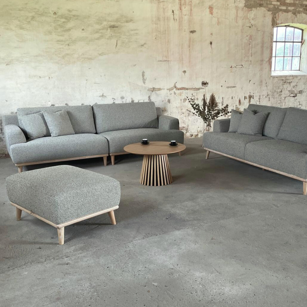 Tomson 4-pers. Sofa - 260 cm - Grøn/Beige