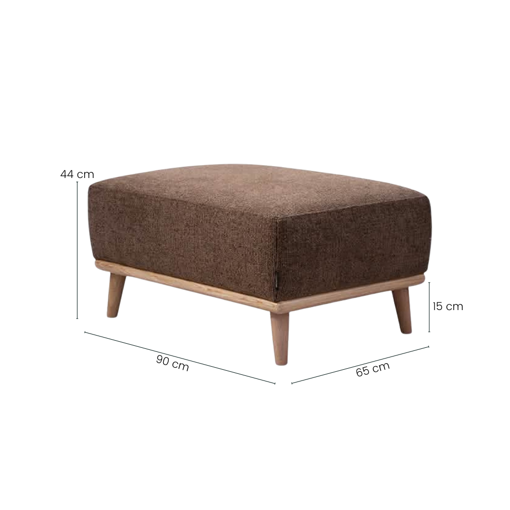 Tomson Puff - 90 x 65 cm - Brun