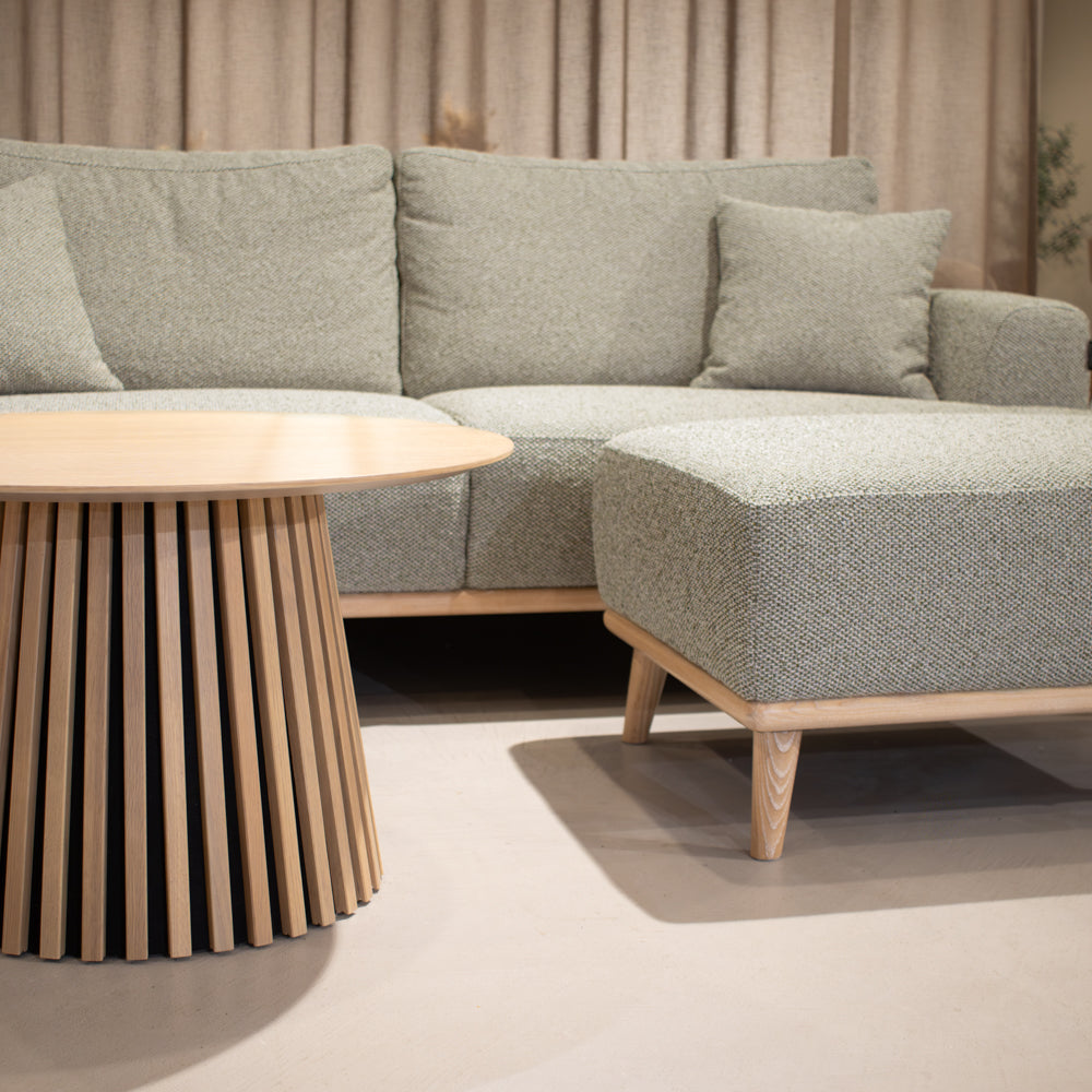 Tomson 3-pers. Sofa - 220 cm - Grøn/Beige