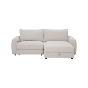 Naya Sofa med elektronisk modul - Høyrevendt - Beige Boucle