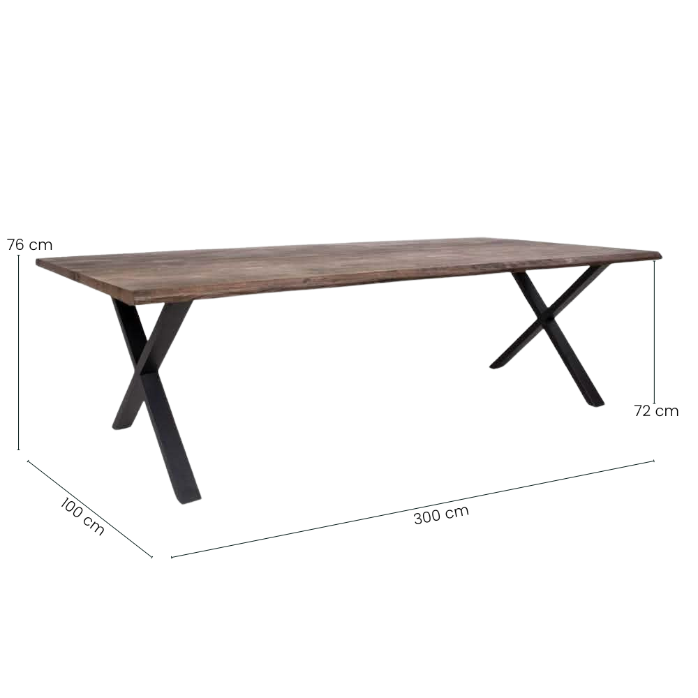 Venus Plankebord - 300 cm - Smoked Eik