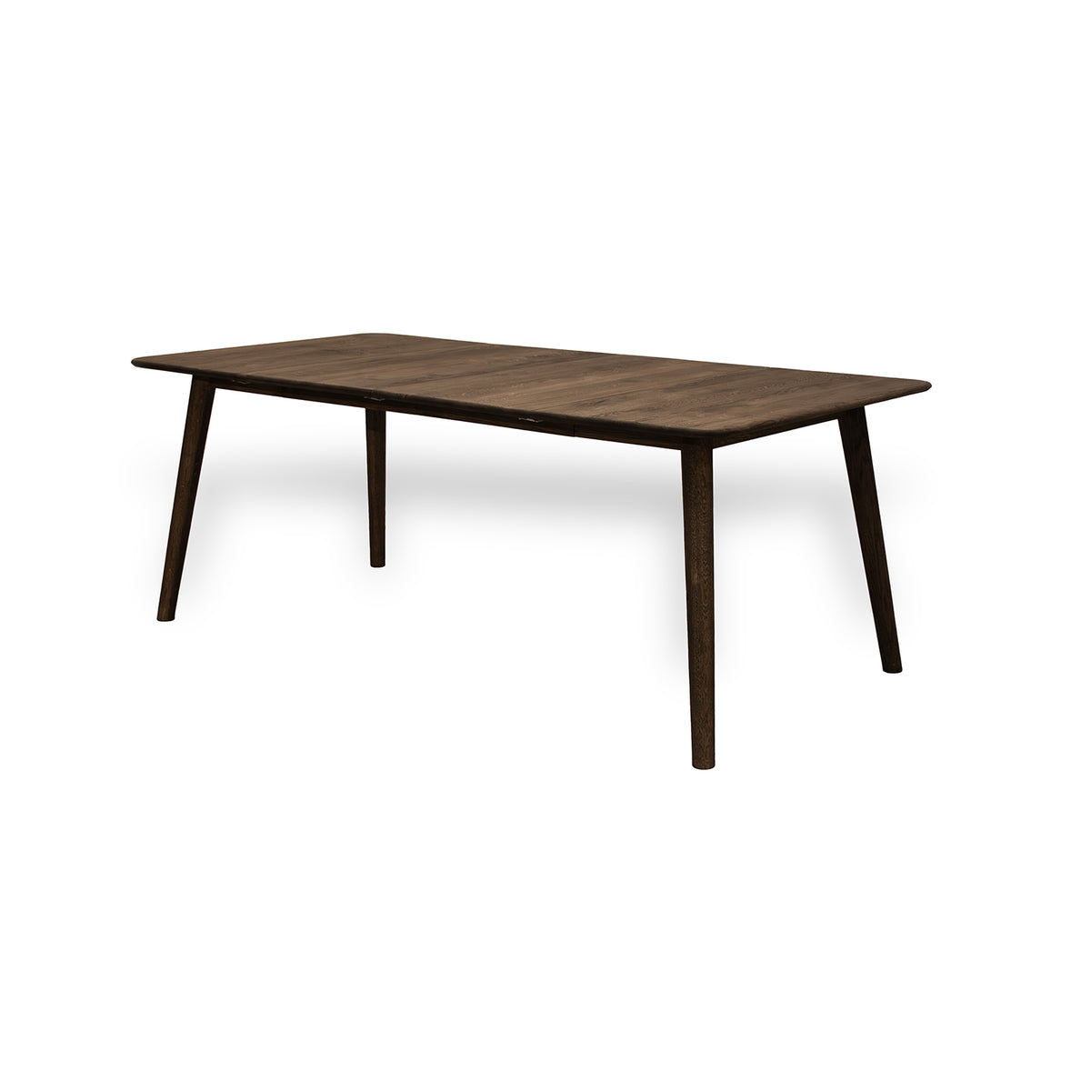 Venus Spisebord M. Ileggsplater - Ø100-150-200 cm - Smoked Eik