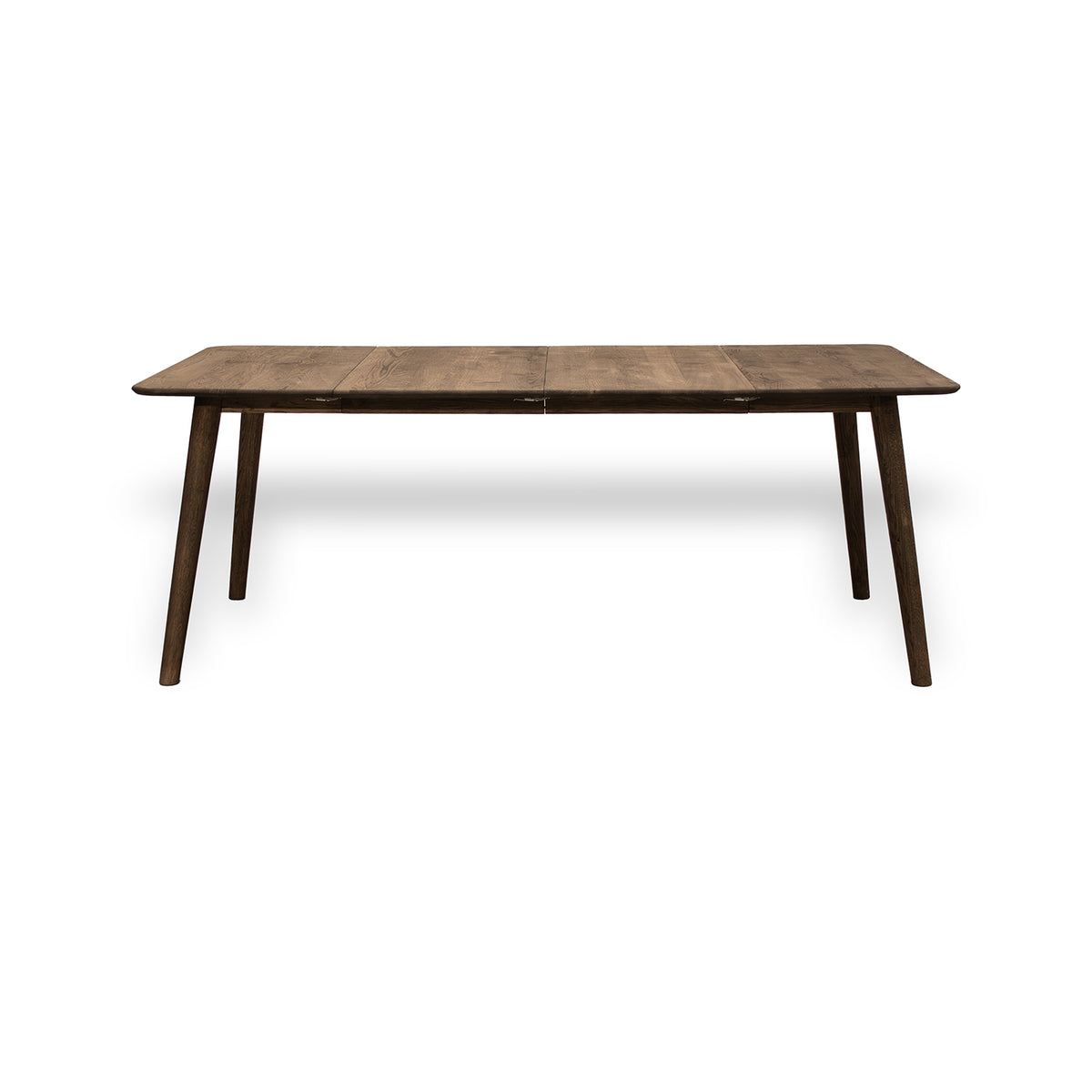 Venus Spisebord M. Ileggsplater - Ø100-150-200 cm - Smoked Eik